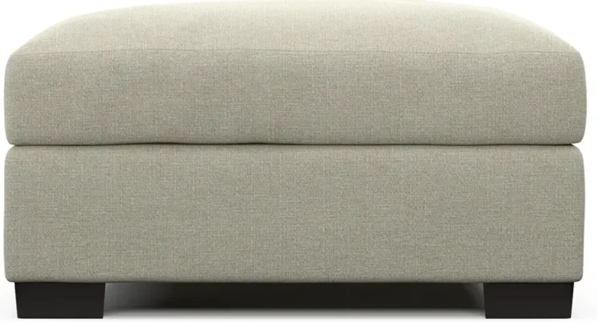 Beckham Foam Comfort Ottoman - Liv Dove