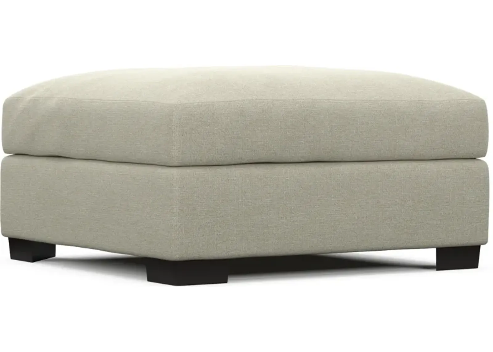 Beckham Foam Comfort Ottoman - Liv Dove