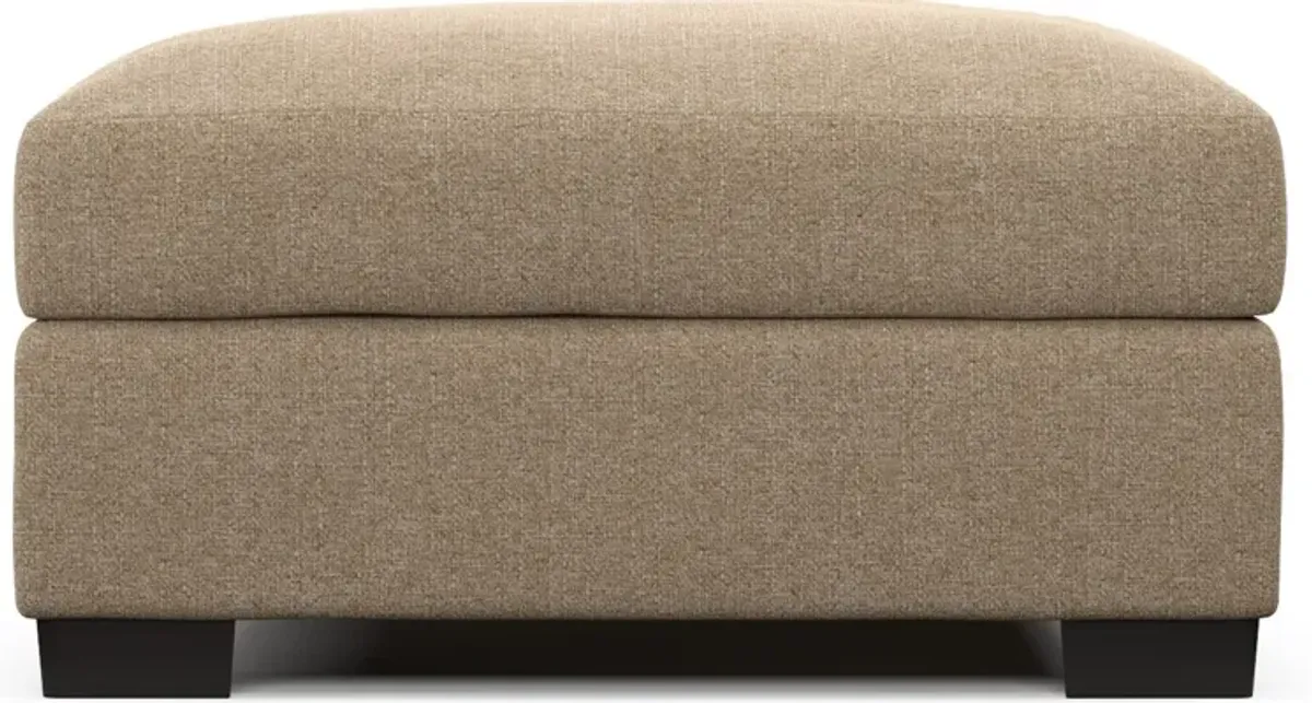 Beckham Foam Comfort Ottoman - Liv Wicker