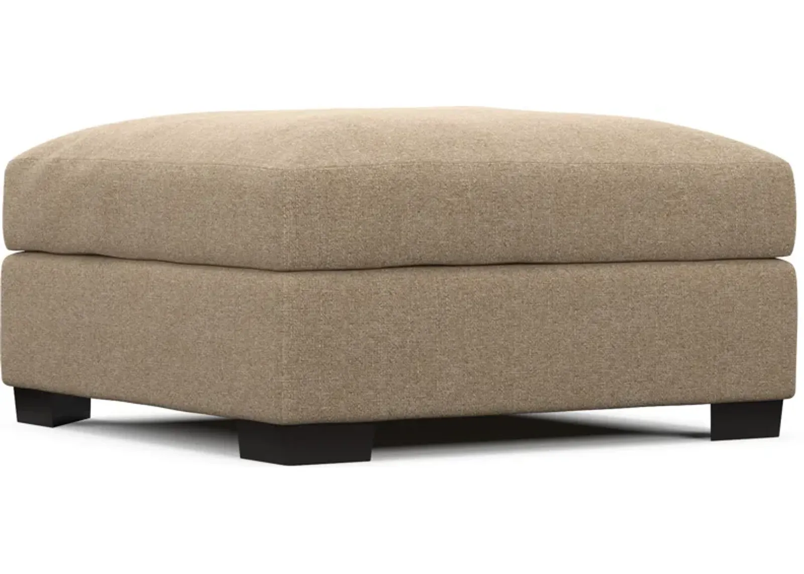 Beckham Foam Comfort Ottoman - Liv Wicker