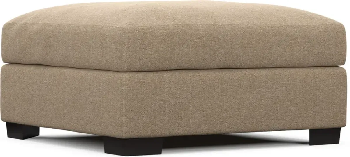 Beckham Foam Comfort Ottoman - Liv Wicker