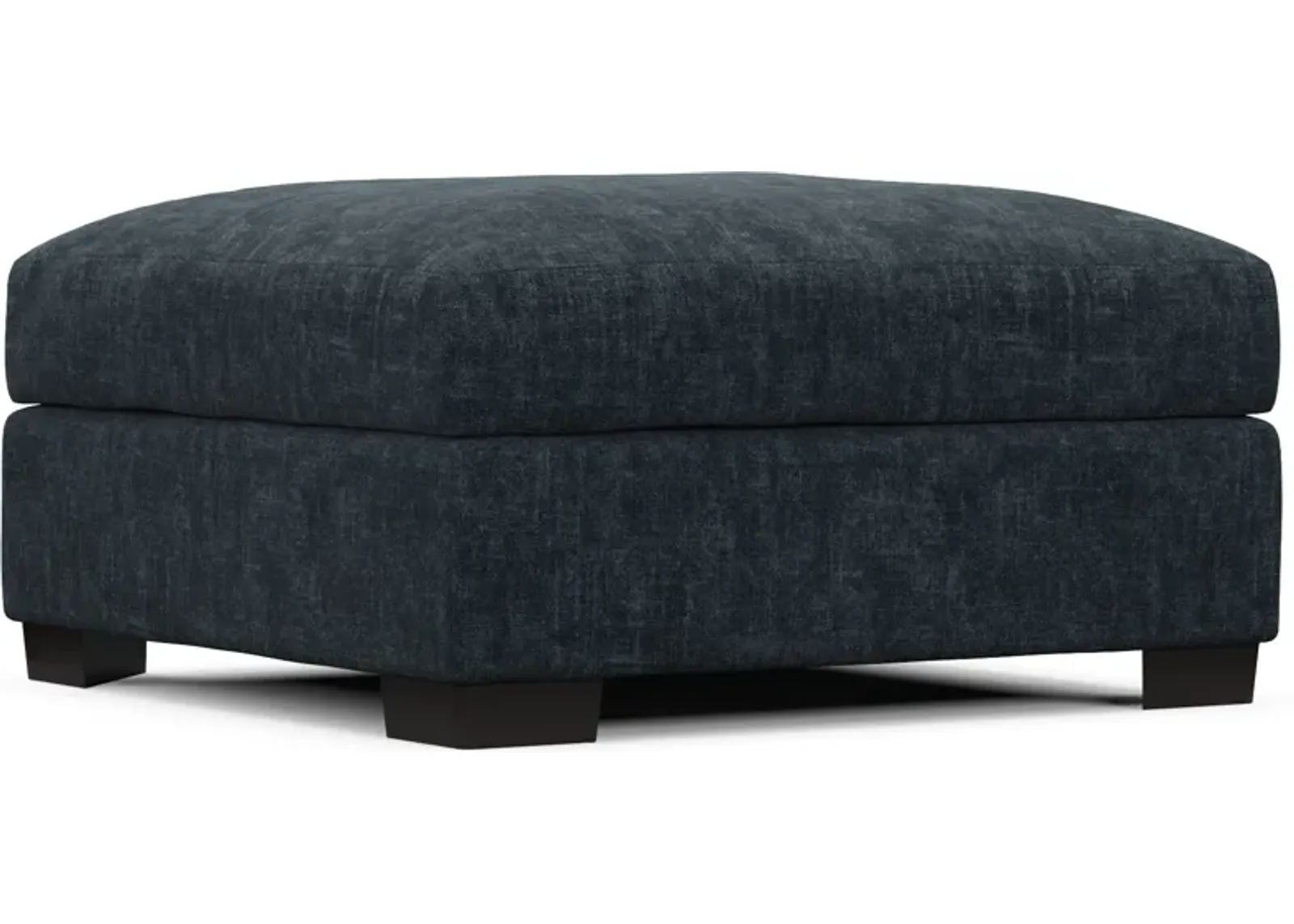 Beckham Foam Comfort Ottoman - Argo Navy