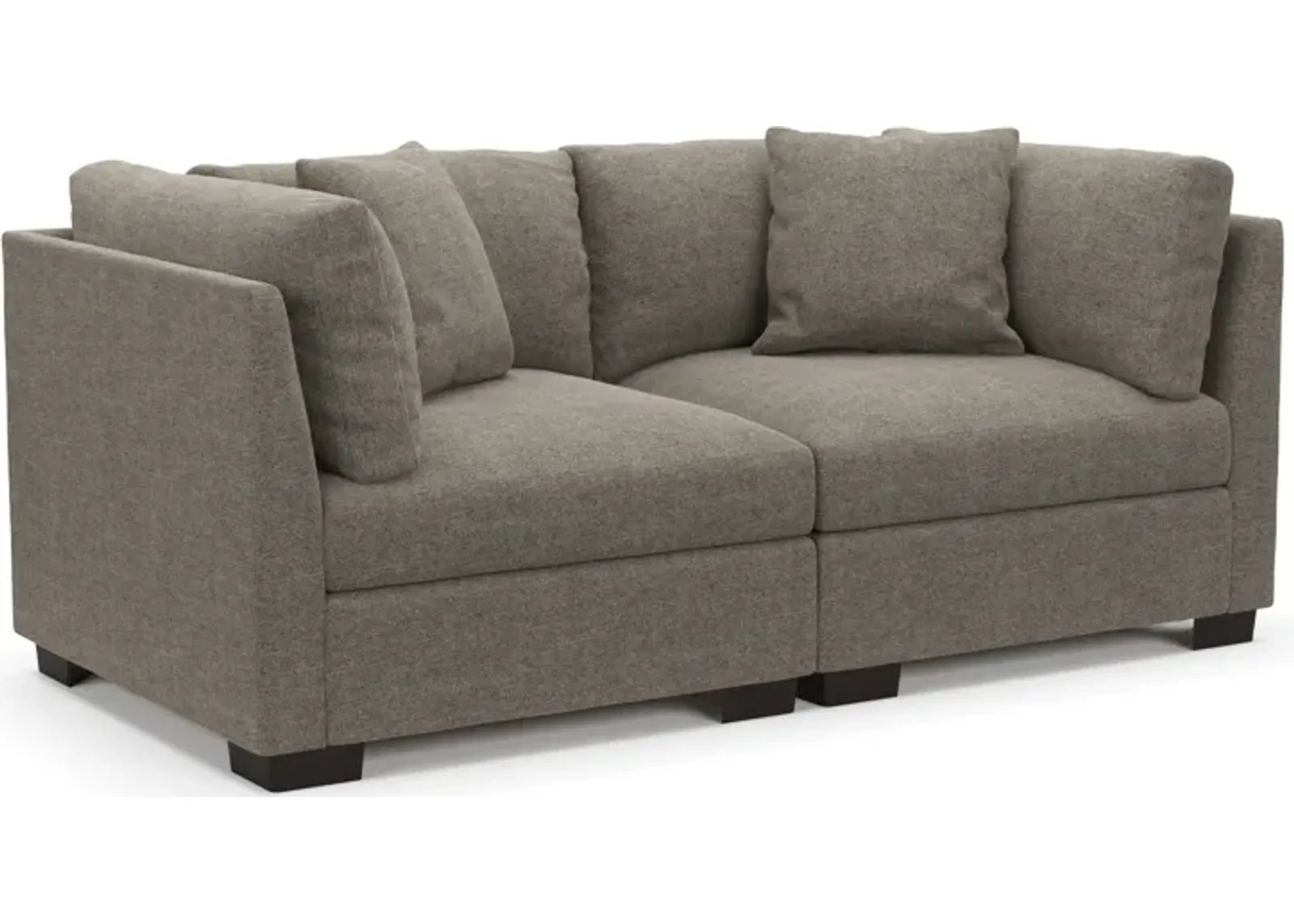 Beckham Foam Comfort 2-Piece Sofa - Bridger Metal