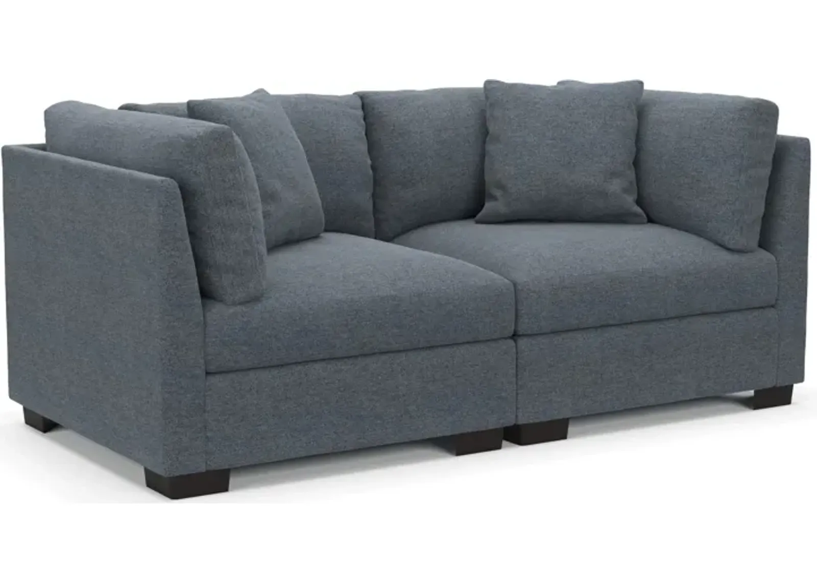 Beckham Foam Comfort 2-Piece Sofa - Bridger Navy