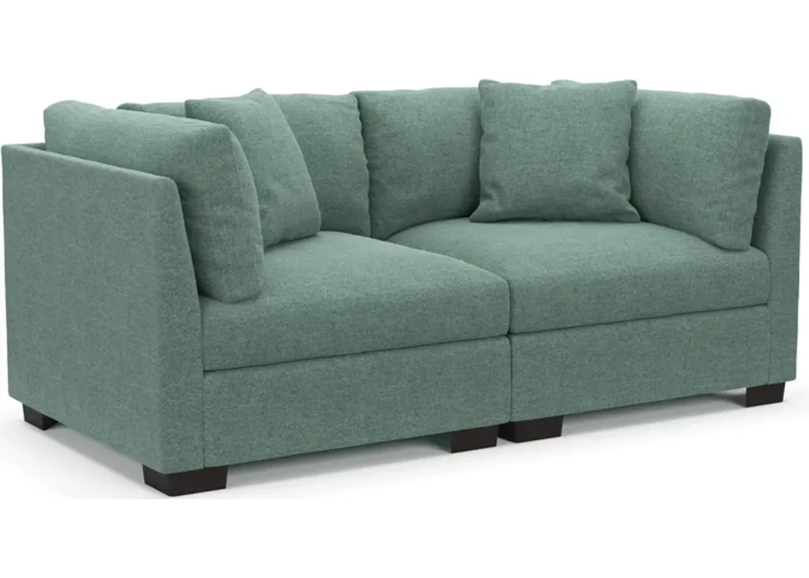 Beckham Foam Comfort 2-Piece Sofa - Bridger Jade