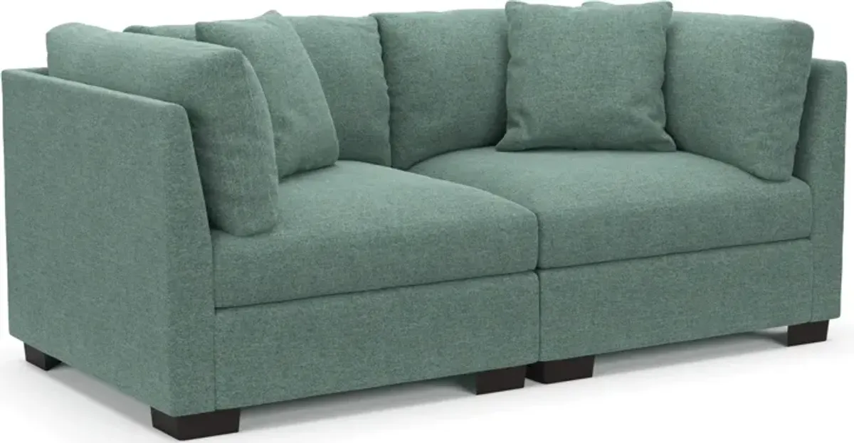 Beckham Foam Comfort 2-Piece Sofa - Bridger Jade