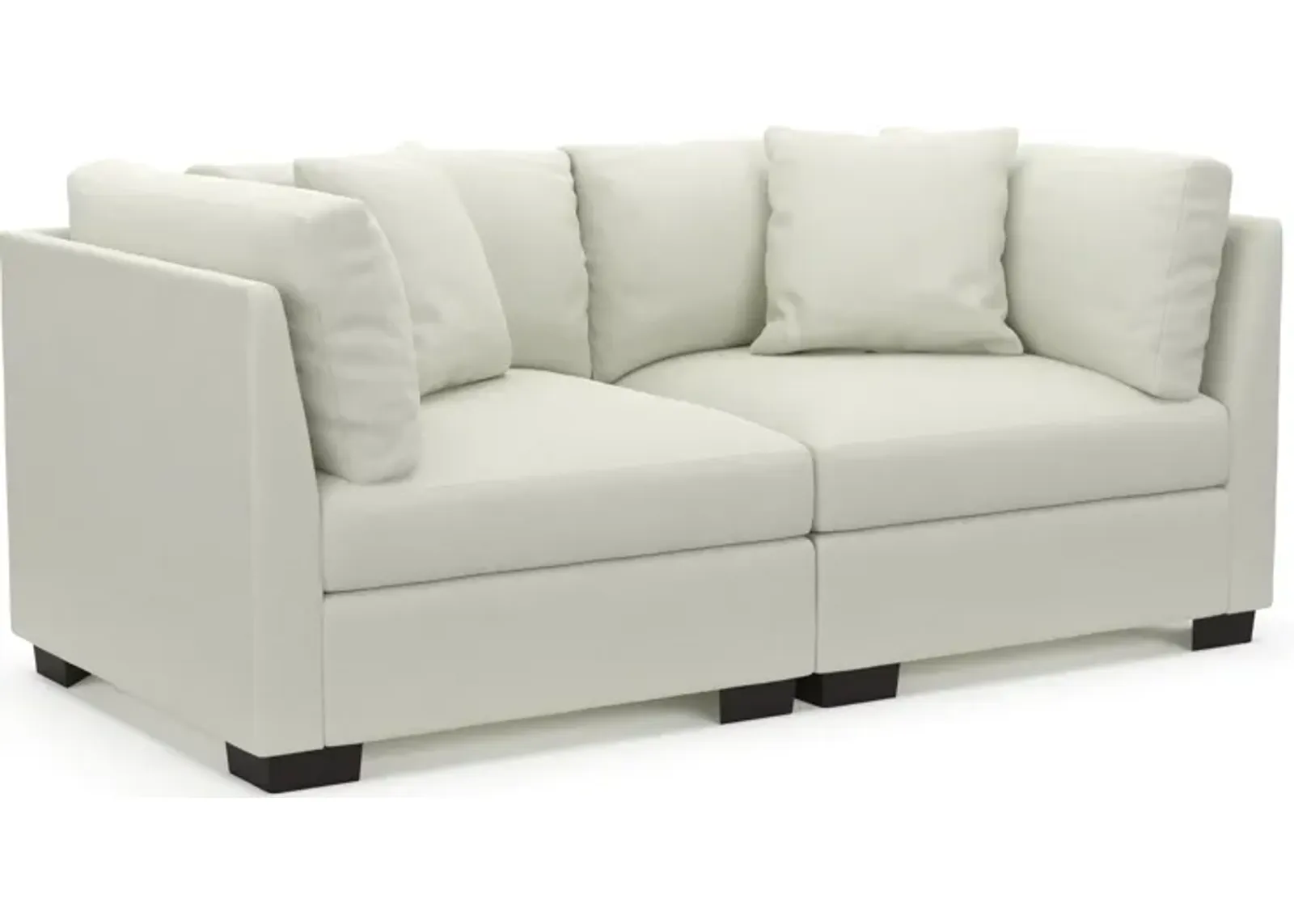 Beckham Foam Comfort 2-Piece Sofa - Liv Arctic