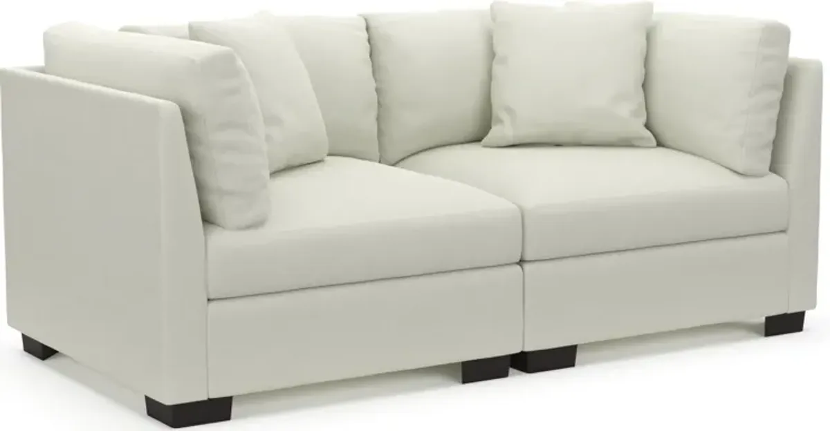 Beckham Foam Comfort 2-Piece Sofa - Liv Arctic