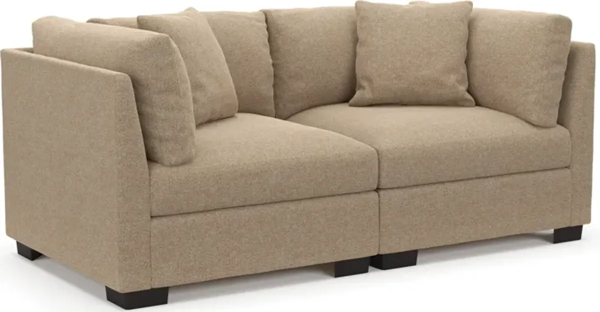 Beckham Foam Comfort 2-Piece Sofa - Liv Wicker