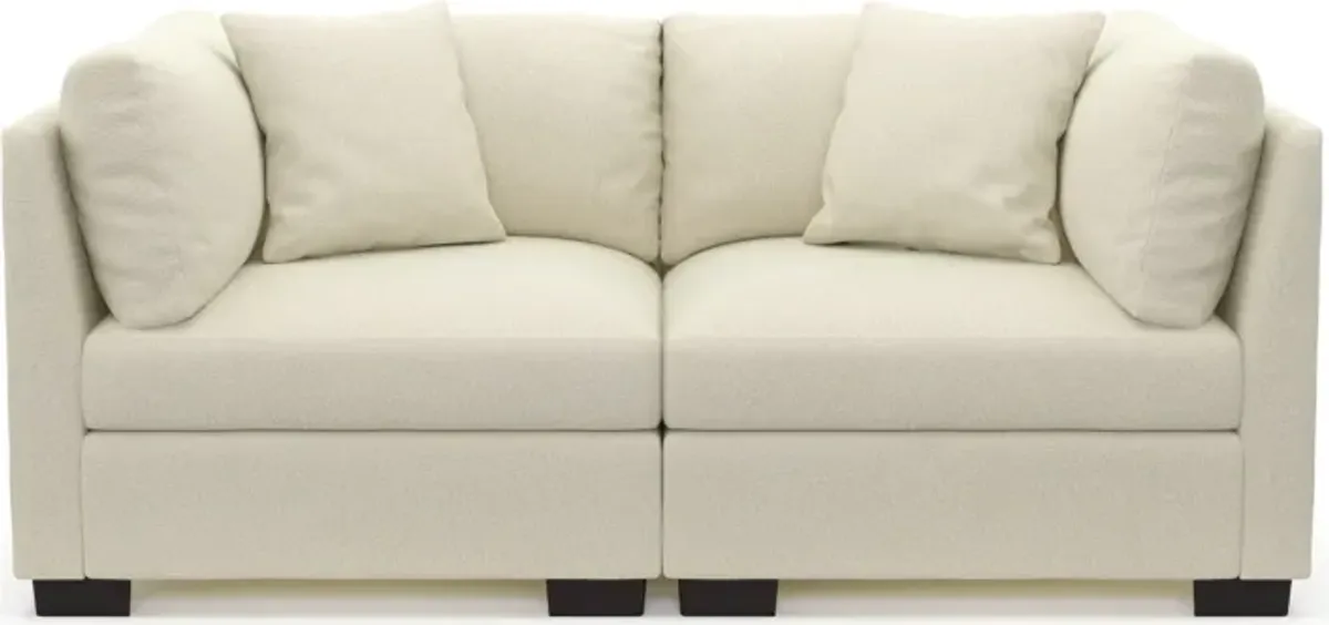 Beckham Foam Comfort 2-Piece Sofa - Fincher Ivory