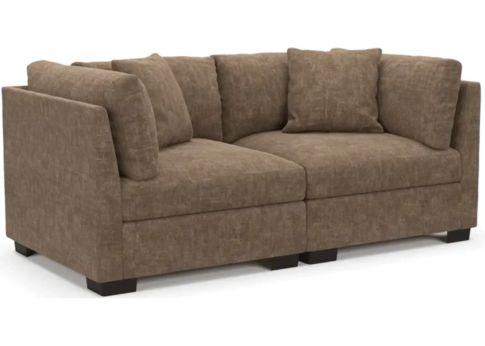 Beckham Foam Comfort 2-Piece Sofa - Argo Java