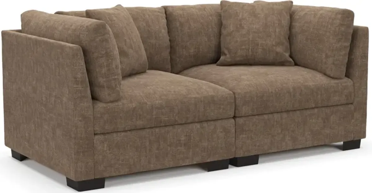 Beckham Foam Comfort 2-Piece Sofa - Argo Java