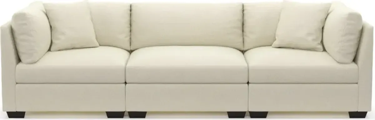 Beckham Foam Comfort 3-Piece Sofa - Fincher Ivory