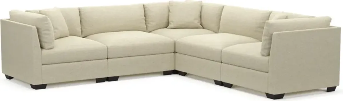 Beckham Foam Comfort 5-Piece Sectional - Bridger Shell