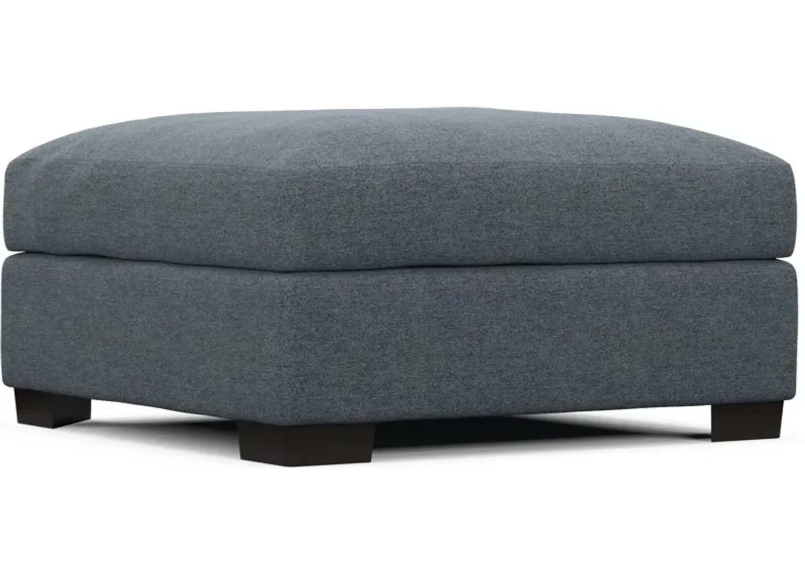 Beckham Hybrid Comfort Ottoman - Bridger Navy