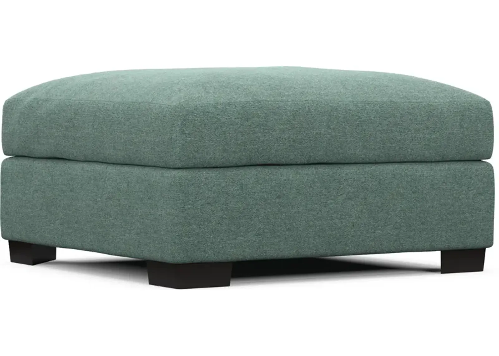 Beckham Hybrid Comfort Ottoman - Bridger Jade