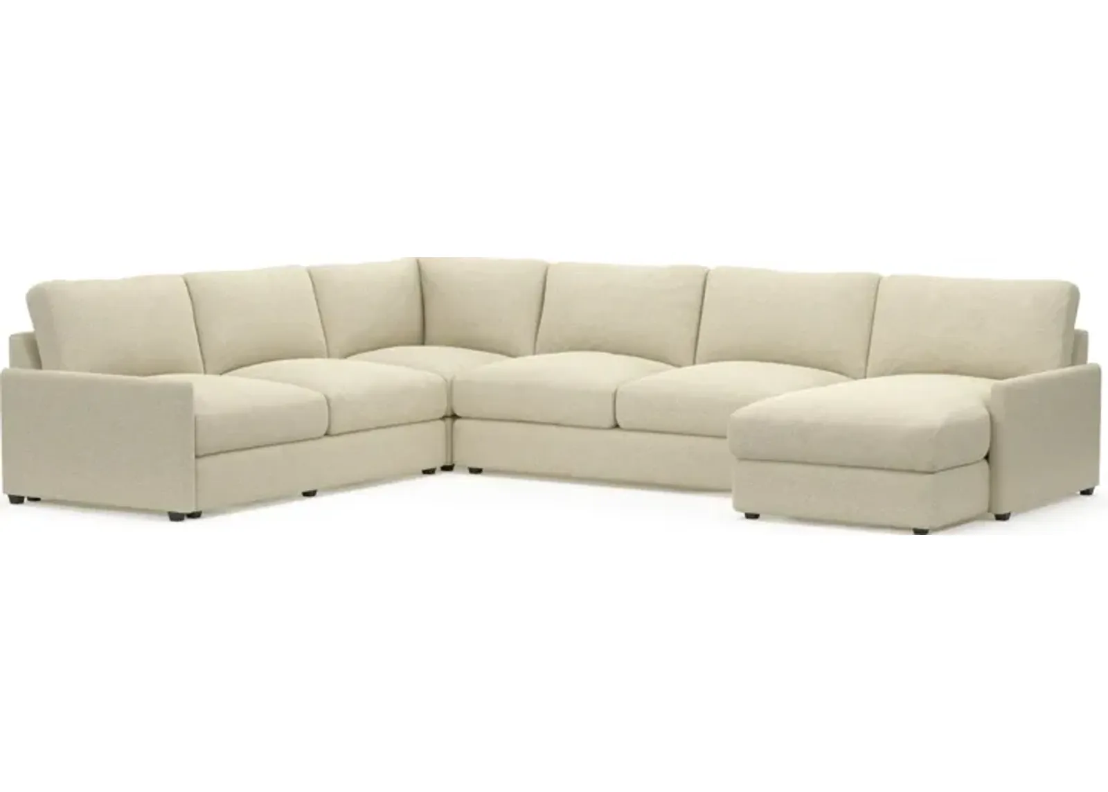 Jasper Hybrid Comfort Eco Performance 4-Piece Sectional - Bridger Shell