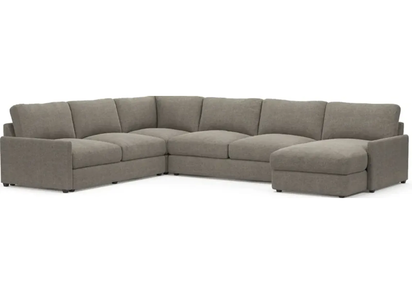 Jasper Hybrid Comfort Eco Performance 4-Piece Sectional - Bridger Metal