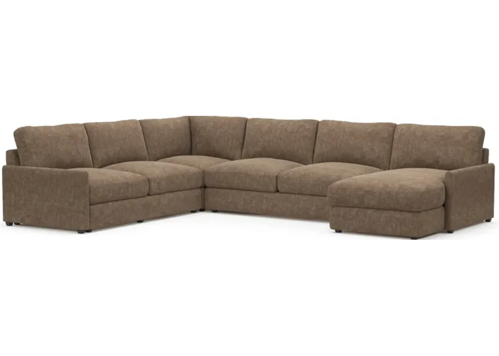 Jasper Hybrid Comfort Eco Performance 4-Piece Sectional - Argo Java