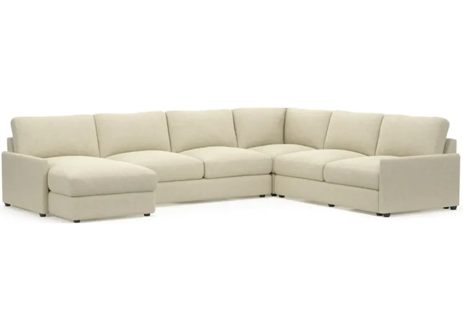 Jasper Hybrid Comfort Eco Performance 4-Piece Sectional - Bridger Shell