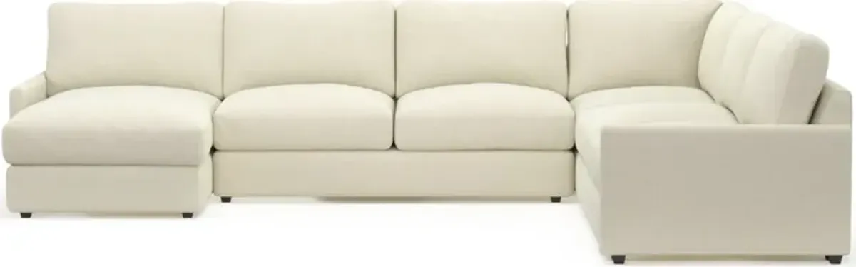 Jasper Hybrid Comfort Eco Performance 4-Piece Sectional - Fincher Ivory