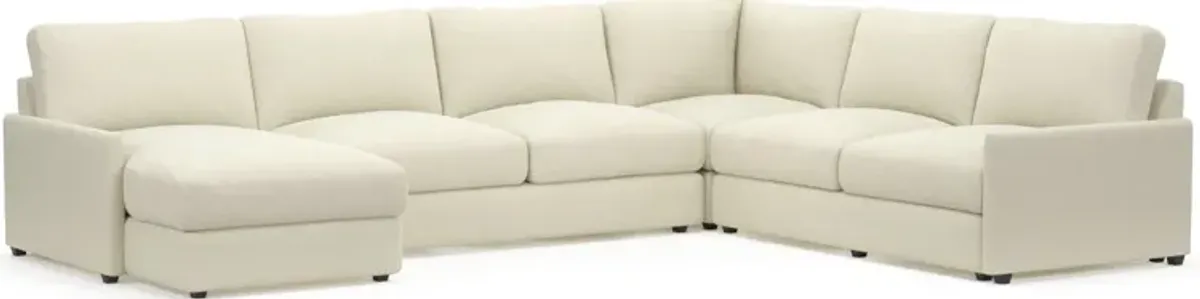 Jasper Hybrid Comfort Eco Performance 4-Piece Sectional - Fincher Ivory