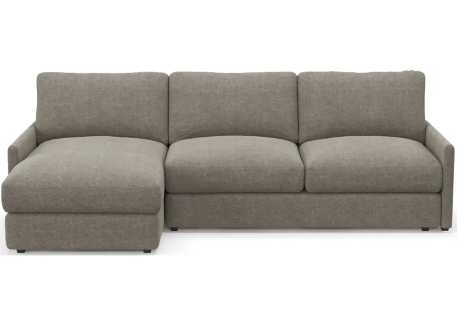 Jasper Foam Comfort Eco Performance 2-Piece Sectional - Bridger Metal