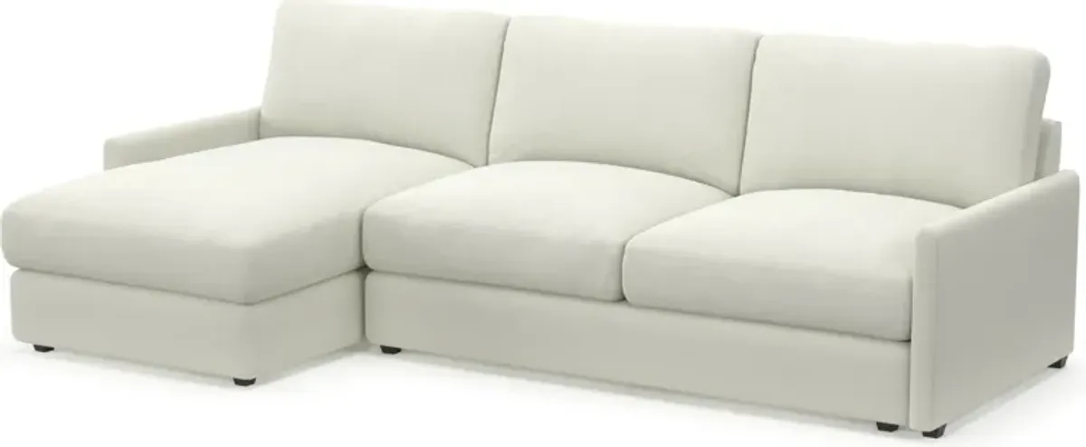 Jasper Foam Comfort Eco Performance 2-Piece Sectional - Liv Arctic