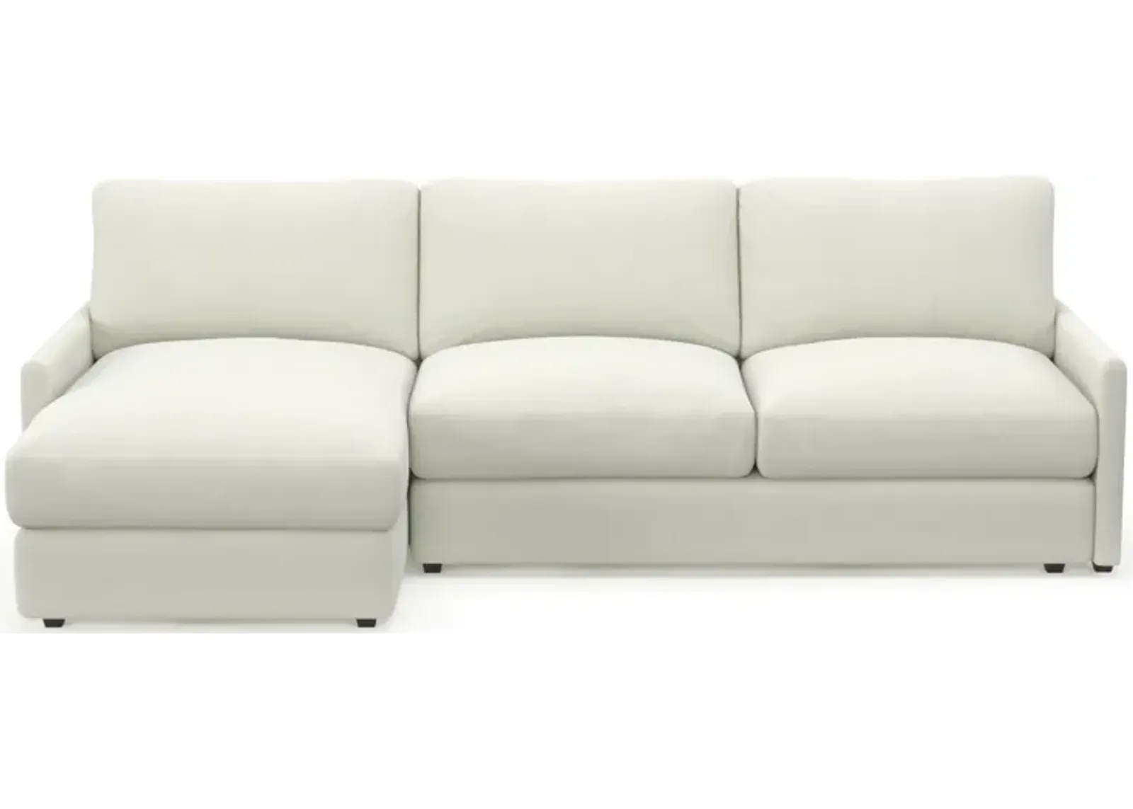 Jasper Foam Comfort Eco Performance 2-Piece Sectional - Liv Arctic