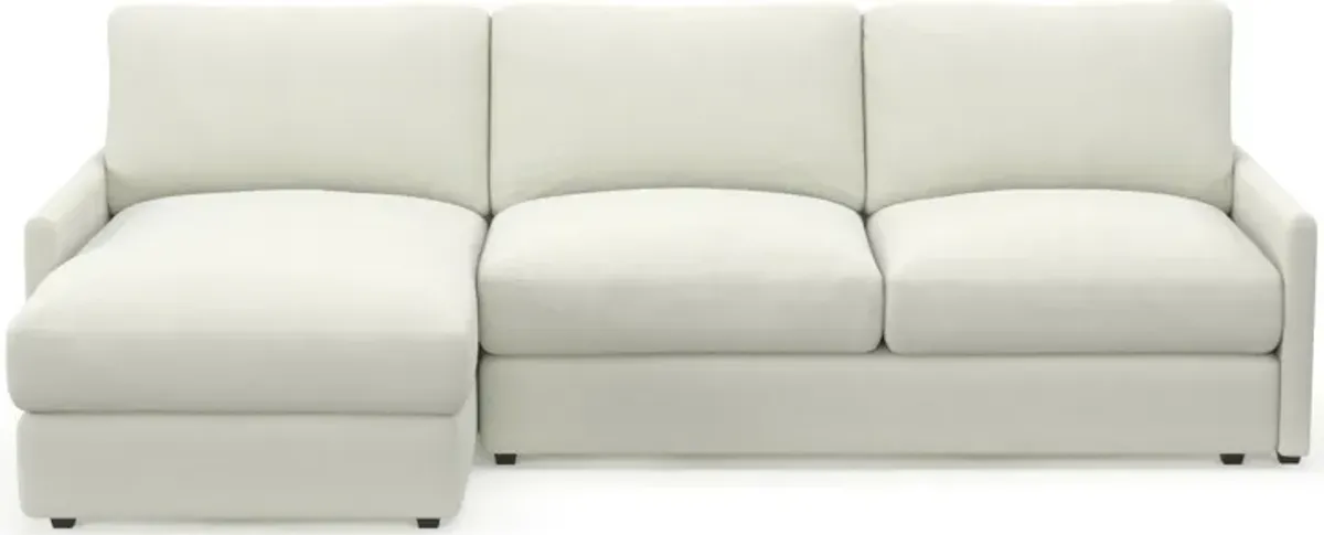 Jasper Foam Comfort Eco Performance 2-Piece Sectional - Liv Arctic