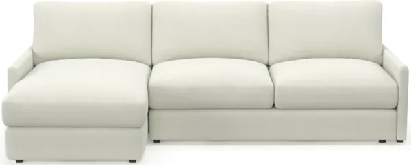 Jasper Foam Comfort Eco Performance 2-Piece Sectional - Liv Arctic