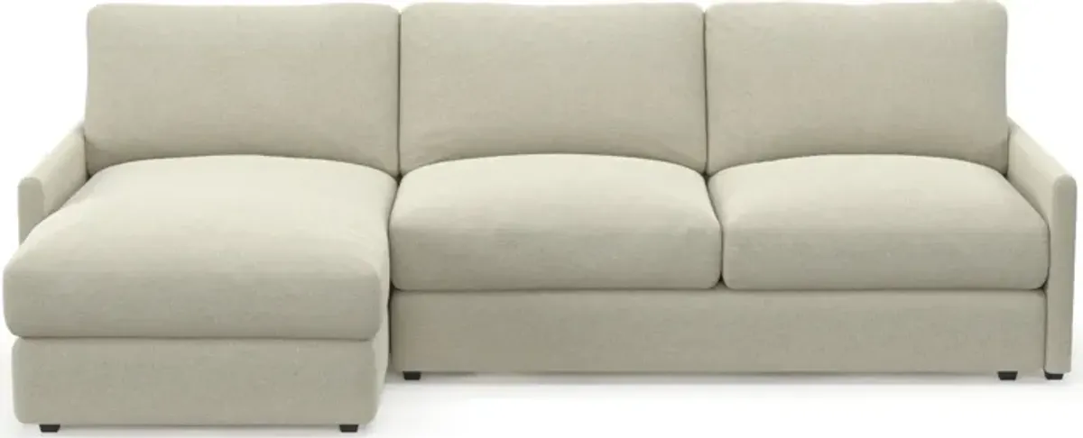 Jasper Foam Comfort Eco Performance 2-Piece Sectional - Liv Dove