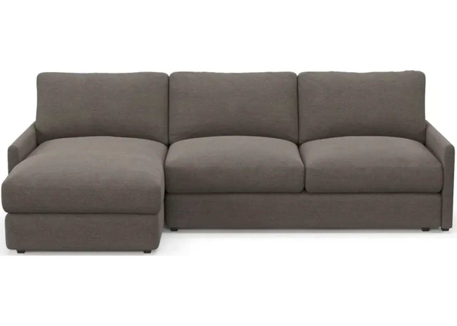 Jasper Foam Comfort Eco Performance 2-Piece Sectional - Presidio Steel