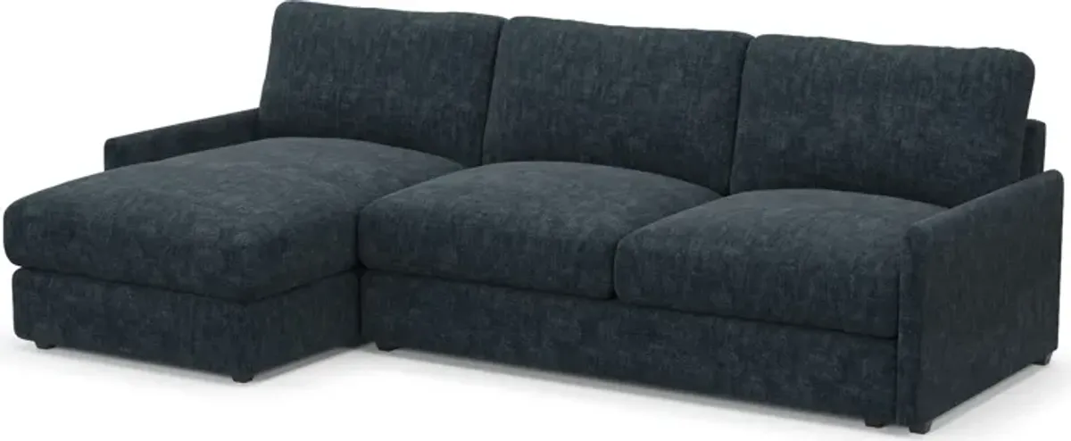 Jasper Foam Comfort Eco Performance 2-Piece Sectional - Argo Navy