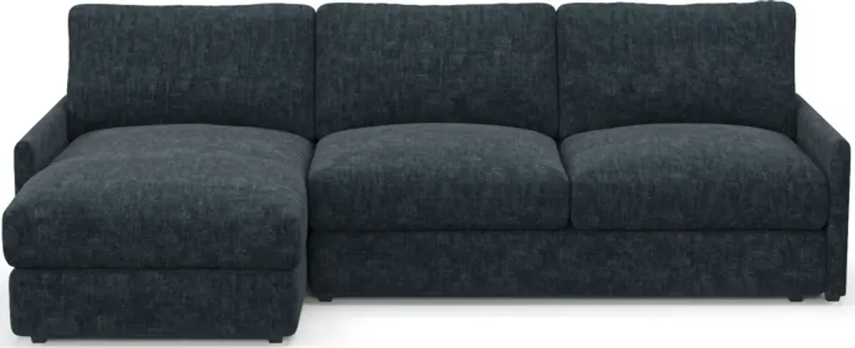 Jasper Foam Comfort Eco Performance 2-Piece Sectional - Argo Navy