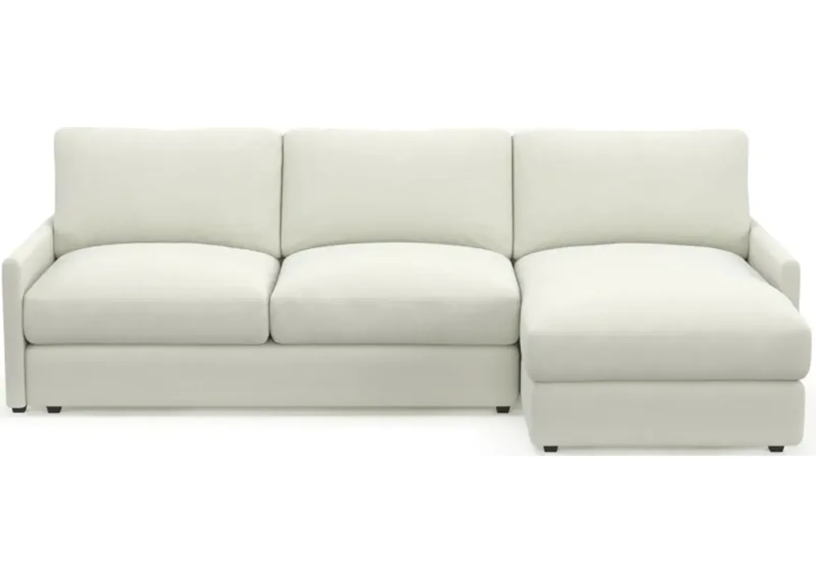 Jasper Hybrid Comfort Eco Performance 2-Piece Sectional - Liv Arctic