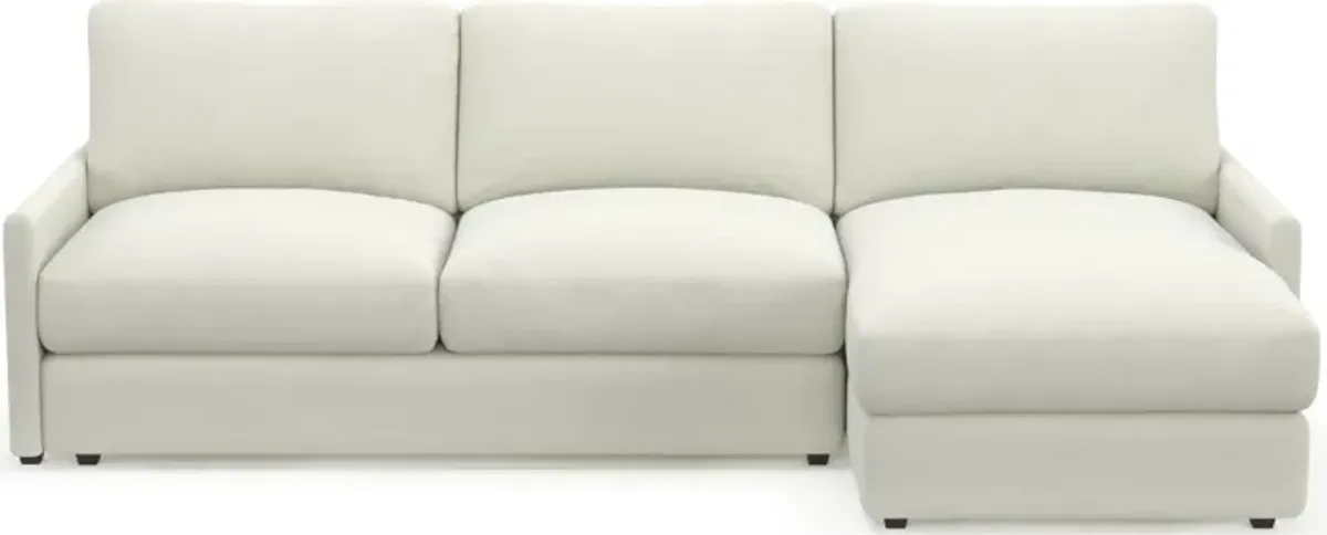 Jasper Hybrid Comfort Eco Performance 2-Piece Sectional - Liv Arctic