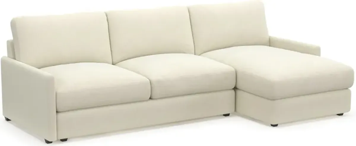 Jasper Hybrid Comfort Eco Performance 2-Piece Sectional - Fincher Ivory