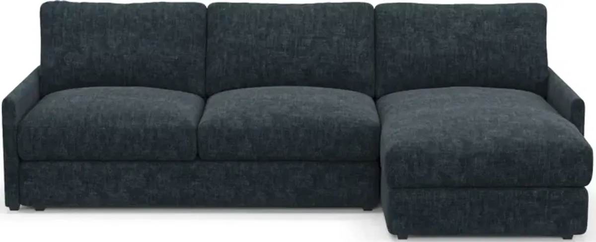 Jasper Hybrid Comfort Eco Performance 2-Piece Sectional - Argo Navy