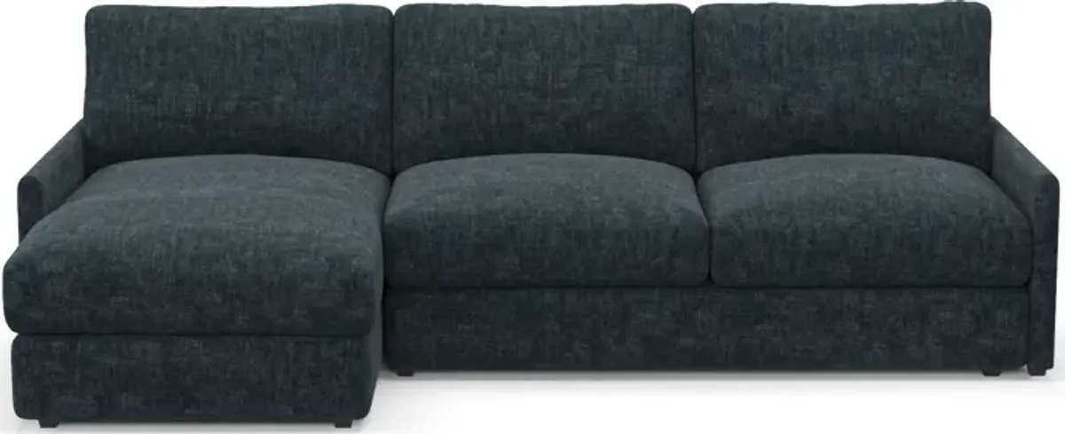 Jasper Hybrid Comfort Eco Performance 2-Piece Sectional - Argo Navy