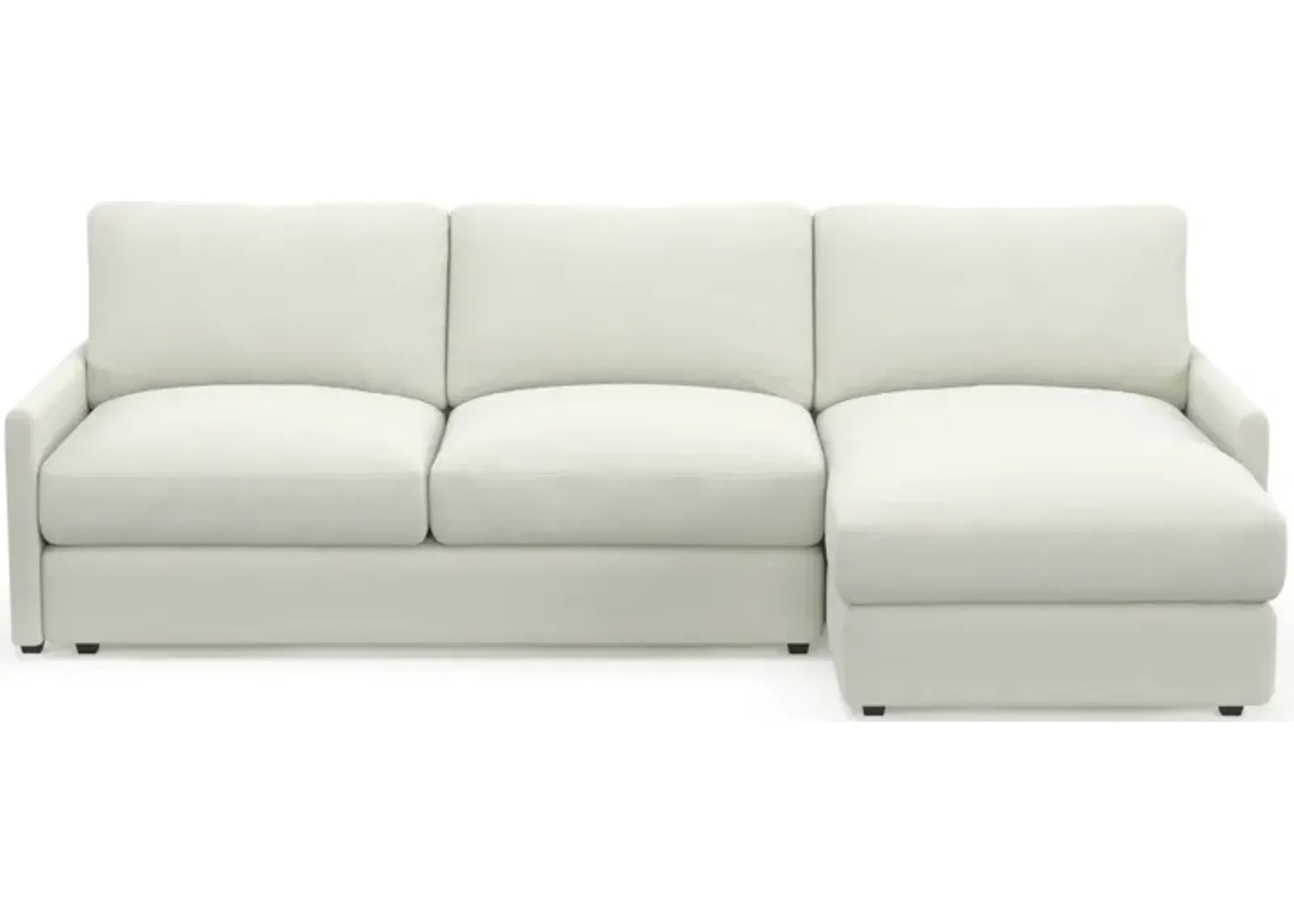 Jasper Foam Comfort Eco Performance 2-Piece Sectional - Liv Arctic