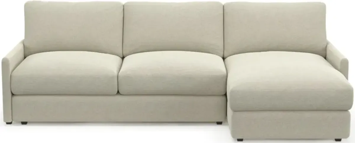 Jasper Foam Comfort Eco Performance 2-Piece Sectional - Liv Dove