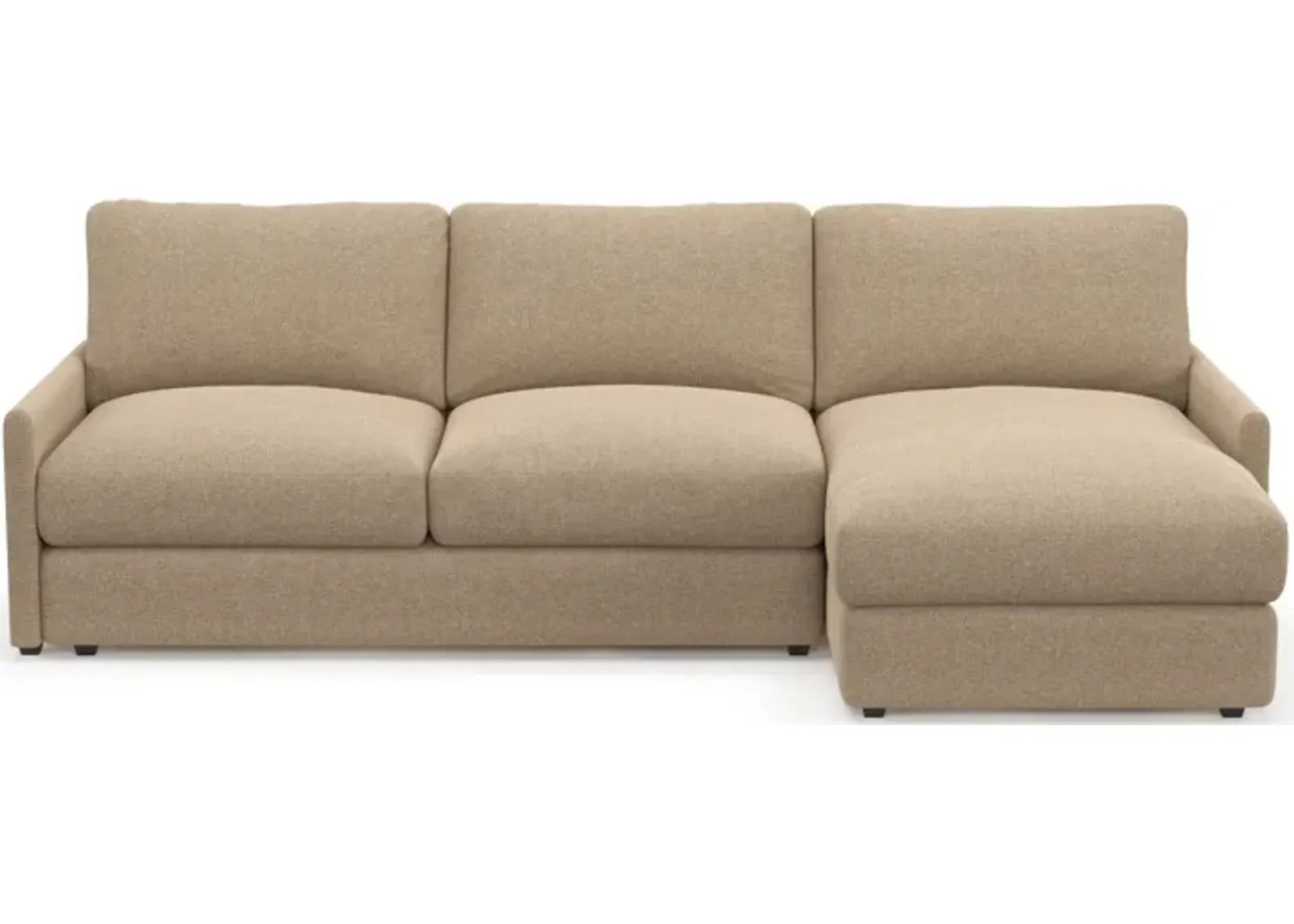 Jasper Foam Comfort Eco Performance 2-Piece Sectional - Liv Wicker