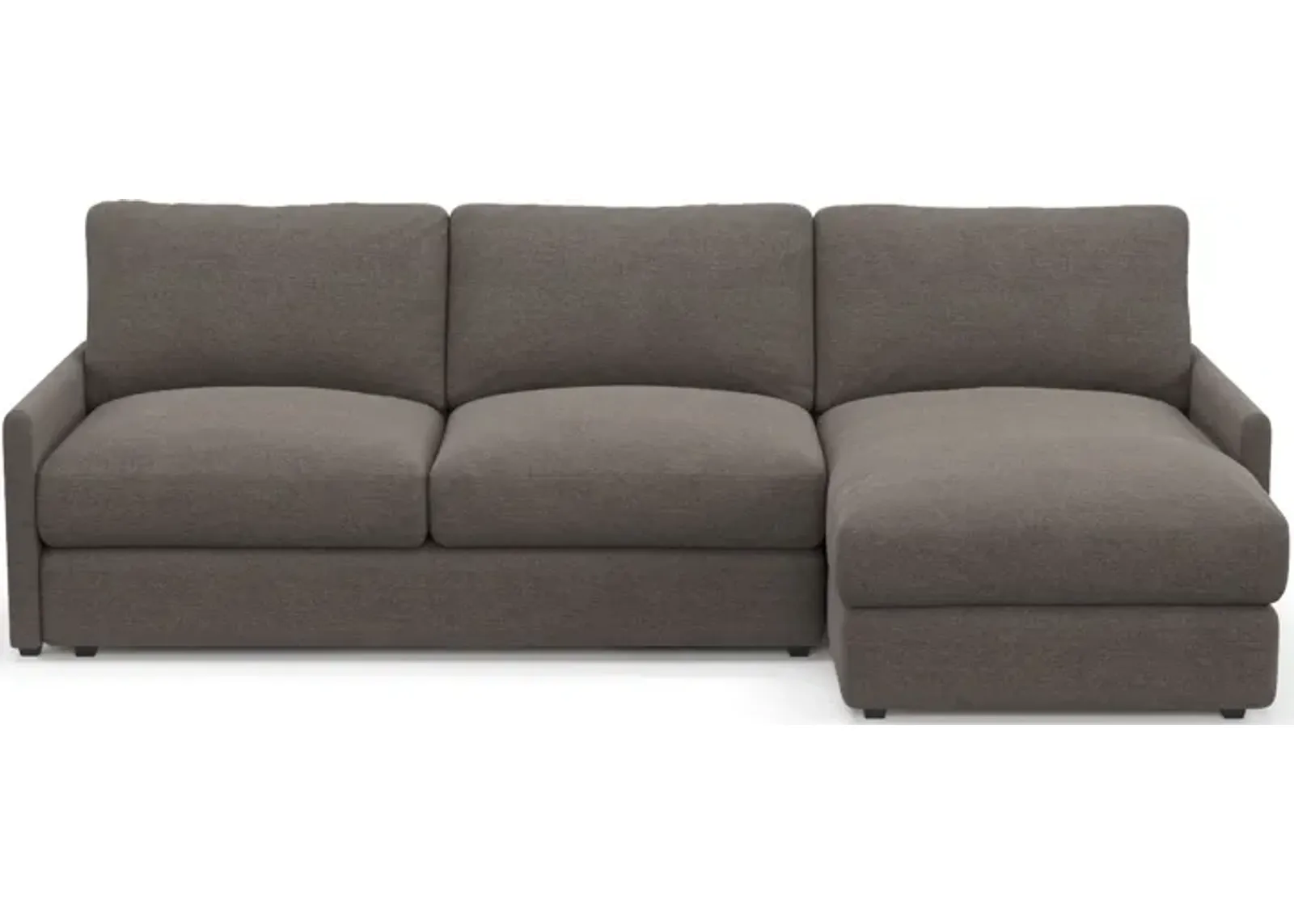 Jasper Foam Comfort Eco Performance 2-Piece Sectional - Presidio Steel