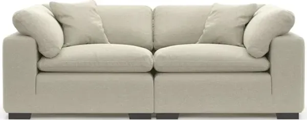 Plush Feathered Comfort Eco Performance 2-Piece Sofa - Liv Dove