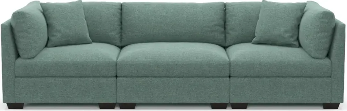 Beckham Hybrid Comfort 3-Piece Sofa - Bridger Jade