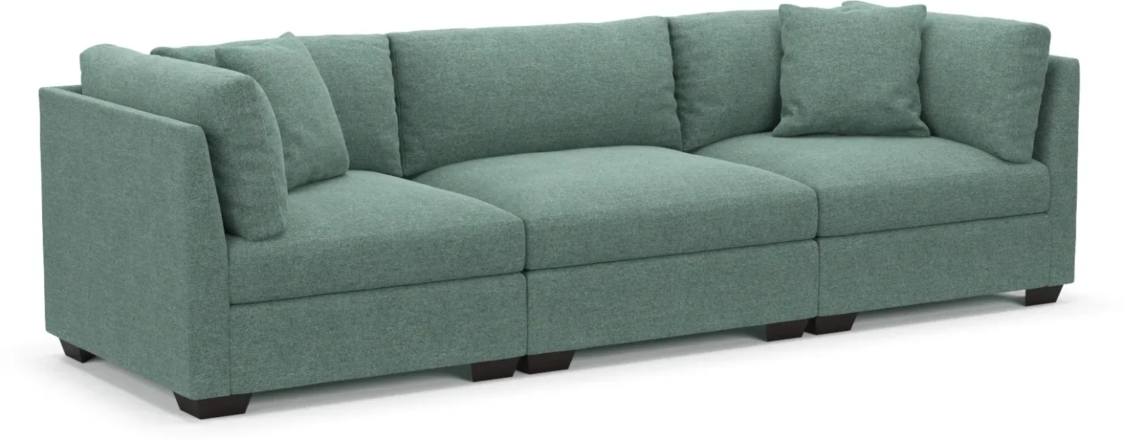 Beckham Hybrid Comfort 3-Piece Sofa - Bridger Jade