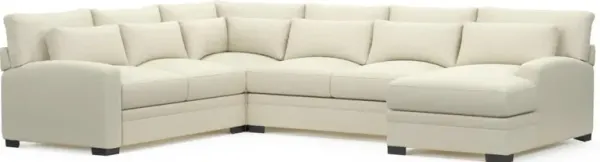 Boston Foam Comfort Sectional - Fincher Ivory