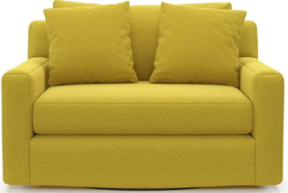 Cade Foam Comfort Accent Swivel Chair - Bloke Goldenrod