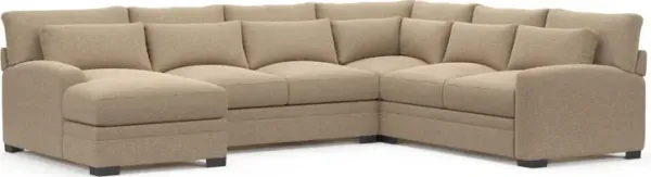 Boston Foam Comfort Sectional - Liv Wicker
